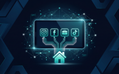 Real estate agent building their brand on social media platforms