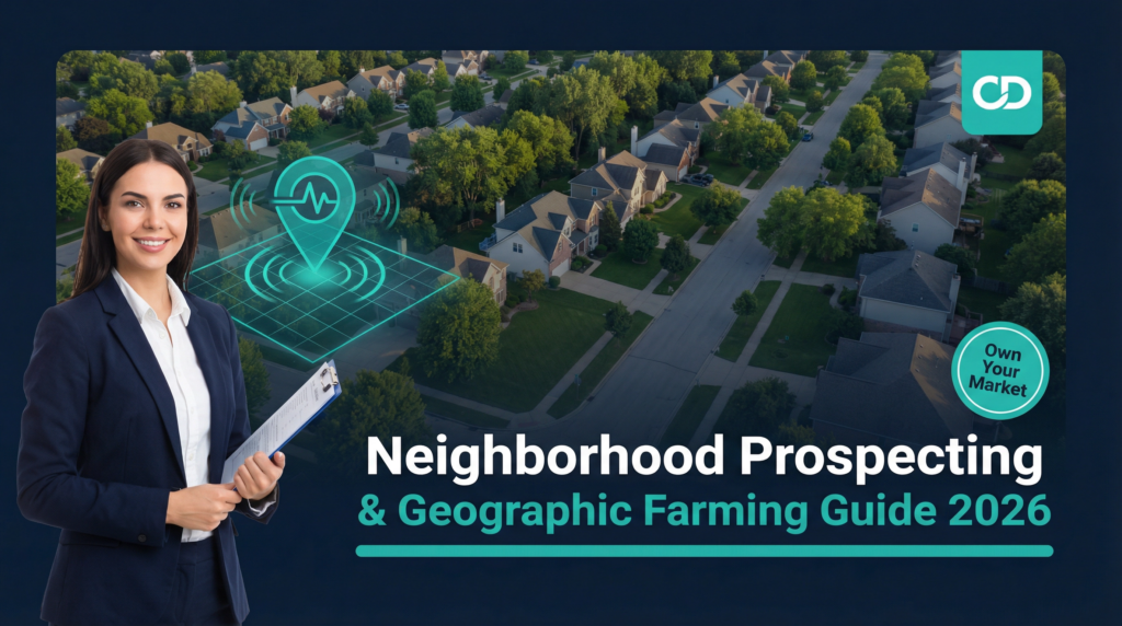 Neighborhood prospecting and geographic farming guide for real estate agents 2026