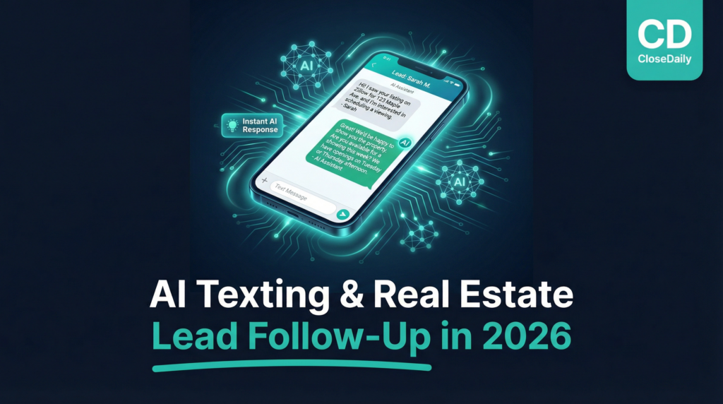AI texting and real estate lead follow-up automation for agents in 2026