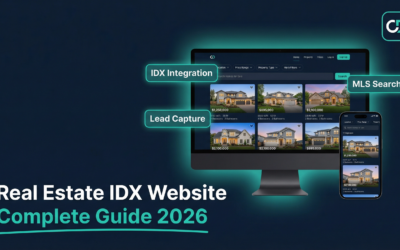 Real estate IDX website with MLS search lead capture and IDX integration 2026