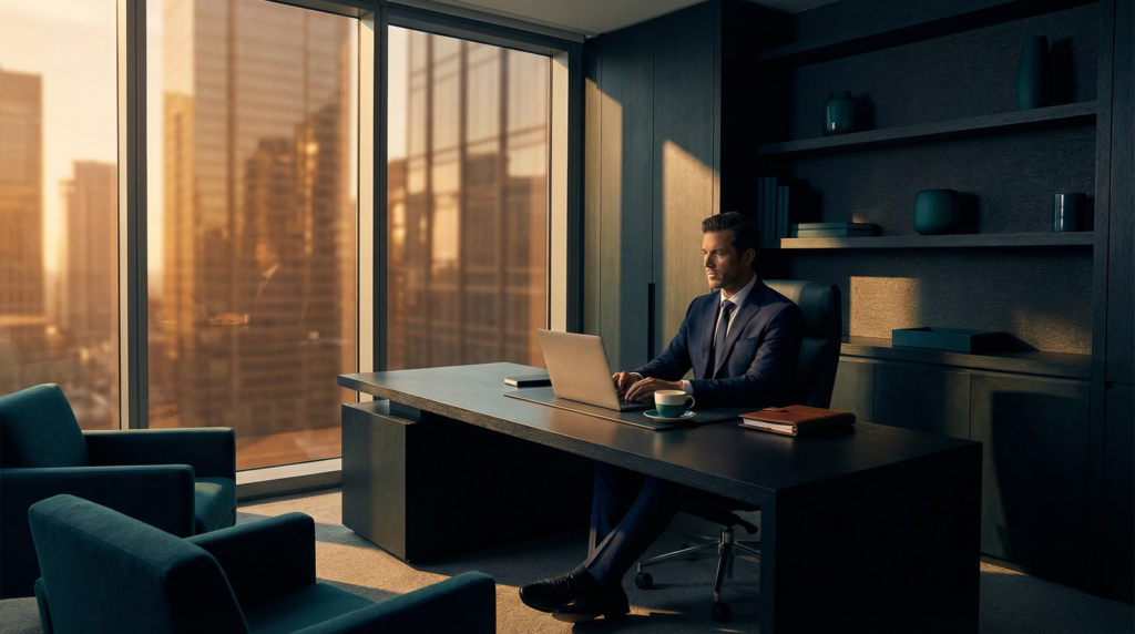 Top-producing real estate agent following daily success habits