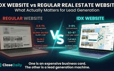 IDX Website vs Regular Real Estate Agent Website