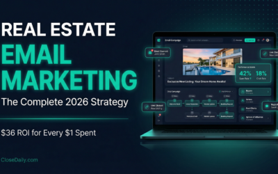 Real estate email marketing guide dashboard with campaign planning and lead nurturing strategy