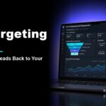 Retargeting Ads featured image with a dark real estate technology dashboard and CloseDaily branding