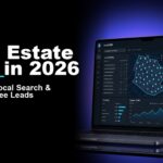 Real Estate SEO in 2026 featured image with a dark local search dashboard and CloseDaily branding