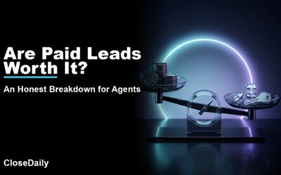 Are Paid Leads Worth It? featured image with ROI balance scale and CloseDaily branding