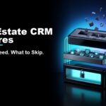Real Estate CRM Features featured image with three-level feature toolbox and CloseDaily branding