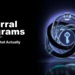 Referral Programs featured image with interlocking referral flywheel and trust nodes and CloseDaily branding