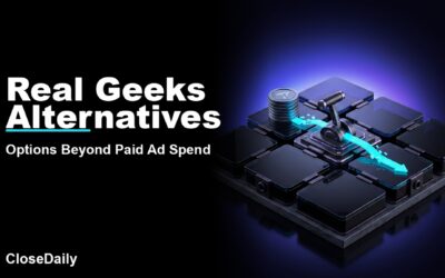 Real Geeks Alternatives featured image with modular platform switchyard and CloseDaily branding